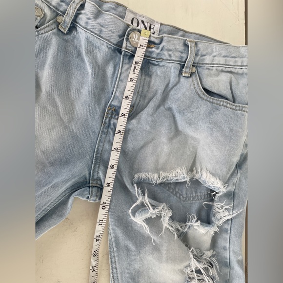 Light Wash One by One Teaspoon Awesome Baggies Jeans - Picture 9 of 12